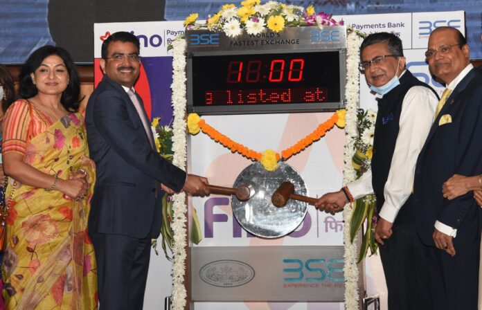 Fino Payments Bank Limited's Listing Ceremony